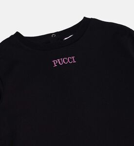 Emilio Pucci Jersey Ruffled Hem Kids Dress, Packshot View