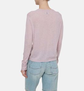 كارديغان مانيلا طويل الأكمام محبوك