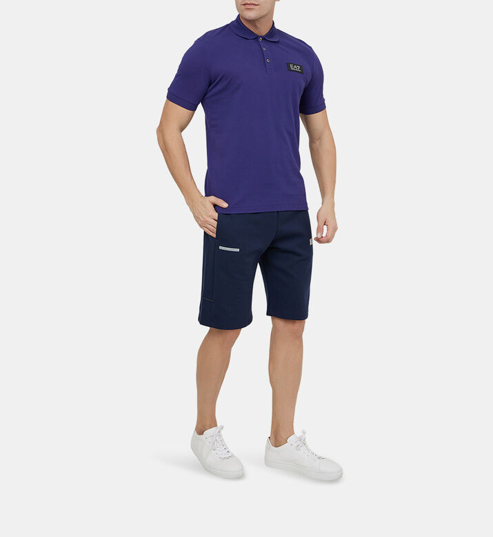 تيشيرت بولو قطن بشعار العلامة