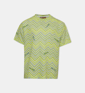 Junior Boy Zigzag Logo T-shirt