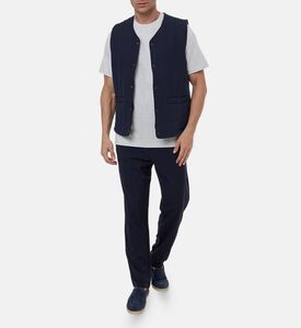 Les Deux Sebastian Tech Regular-fit Vest, Model View