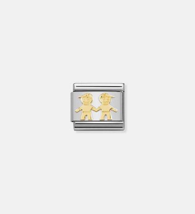 Composable Classic 18k Gold Brothers Symbol