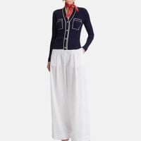 Button-front Closure Cardigan
