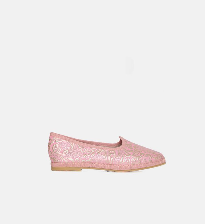 Aila Gold-detail Ballet Flats