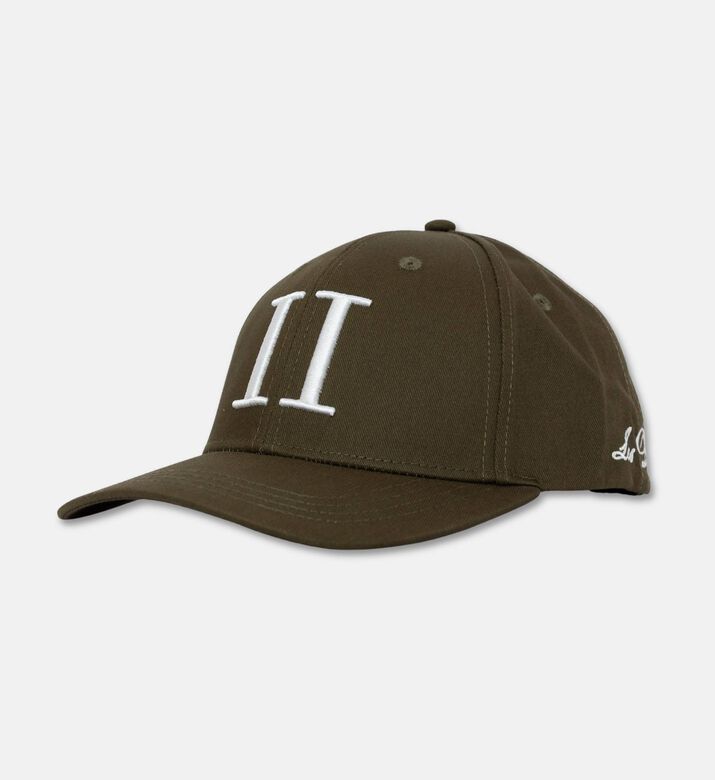 Les Deux Logo-embroidery Curved Brim Cap, Green, Packshot View