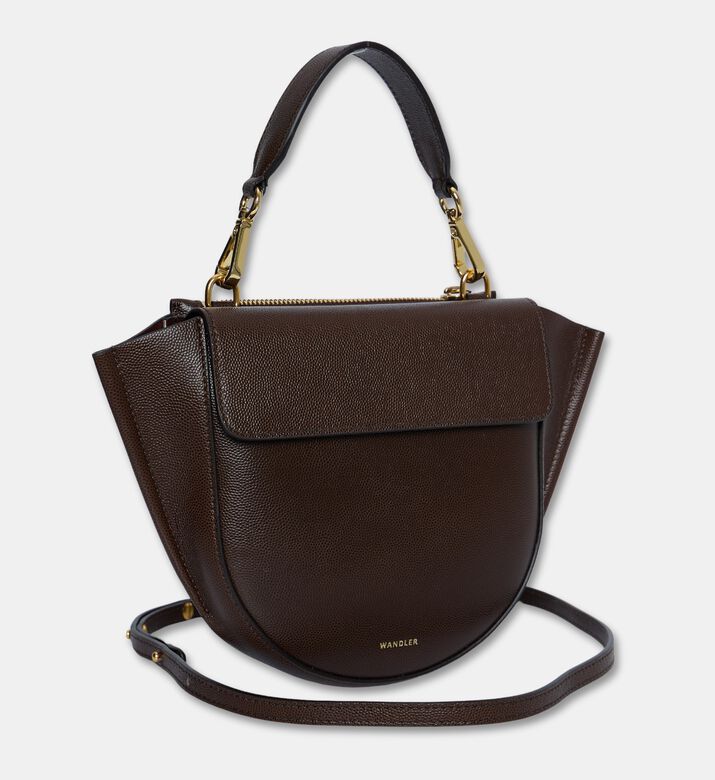 Wandler Bag Hortensia Mini, Dark-brown, Packshot View