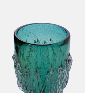 Gileno Medium Talia Gold Crystal Vase, Packshot View