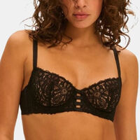 Symphonie Embroidered Half Cup Bra