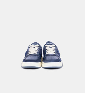 Suede Leather Logo-label Sneakers Suede Leather Logo-label Sneakers