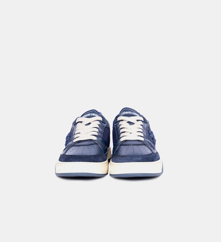 Suede Leather Logo-label Sneakers Suede Leather Logo-label Sneakers