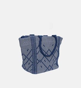 حقيبة يد قطنية كبيرة الحجم