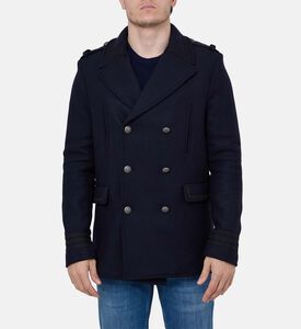 معطف كلاسيكي بصفي أزرار