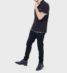 بنطال جينز دندي ضيق من القطن