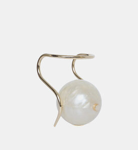 حقيبة يد صغيرة بشكل لؤلؤة بمقبض علوي