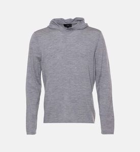 Knit Long-sleeve Hoodie