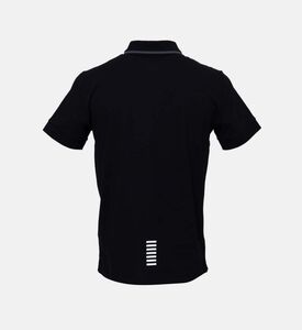 Cotton Logo Embellished Polo Shirt Cotton Logo Embellished Polo Shirt