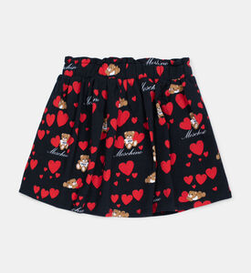 All-over Heart-print Mini Skirt All-over Heart-print Mini Skirt