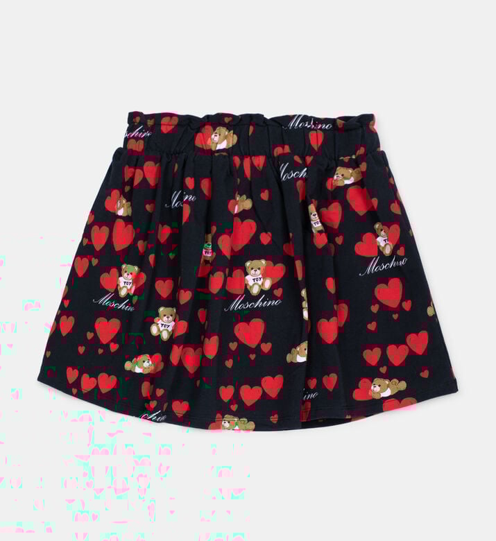 All-over Heart-print Mini Skirt All-over Heart-print Mini Skirt