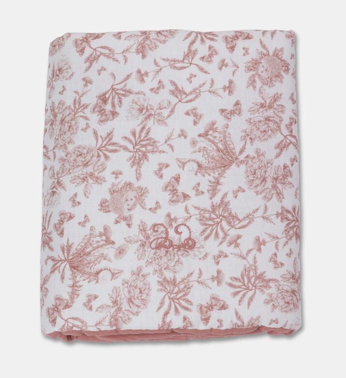 Tartine et Chocolat Reversible Baby Blanket, Pink, Packshot View