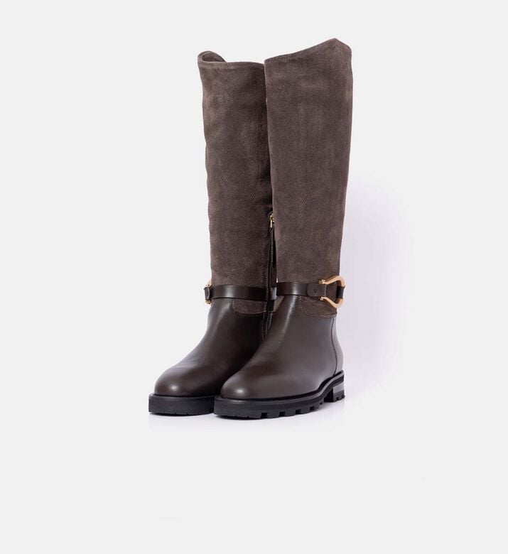 Roberto Festa Niasu Two-toned Knee-high Boots, Packshot View Roberto Festa Niasu Two-toned Knee-high Boots, Packshot View