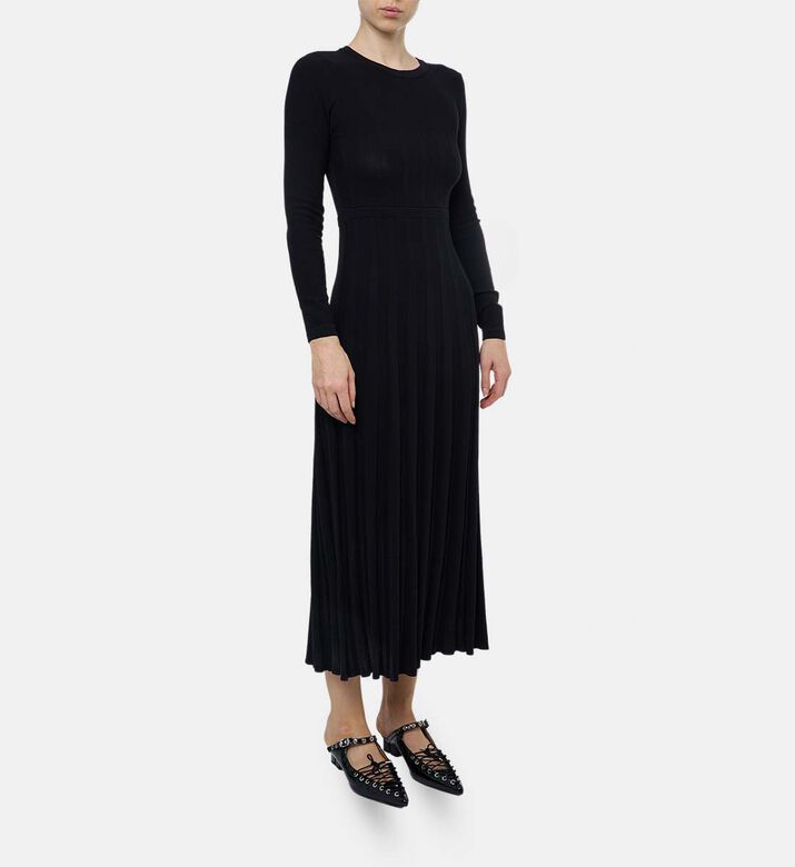 The Kooples Pleated Knit Maxi Dress, Model View