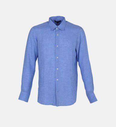 Melange Linen Poplin Shirt