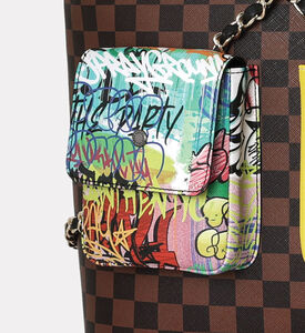 Sprayground Backpack Canvas Painted Paris, Packshot View