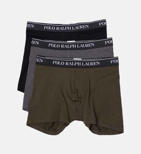 مجموعة 3 سراويل بوكسر قطن