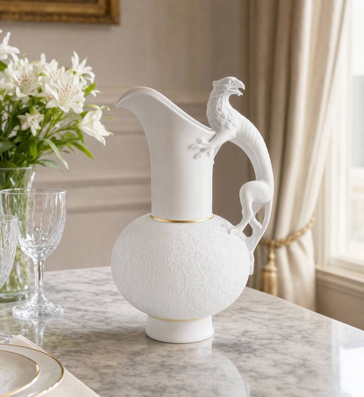Vista Alegre Gryphus Porcelain Pitcher, Model View
