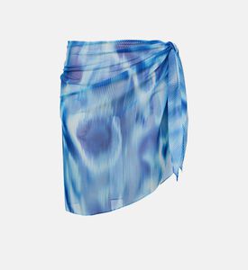 Printed Mesh Sarong Printed Mesh Sarong