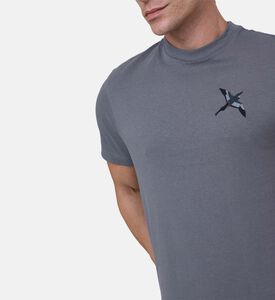 Micro Bee Bird-embroidery T-shirt