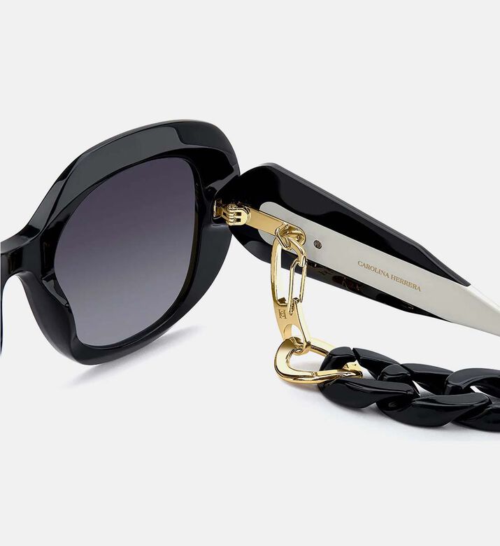 نظارات شمسية بسلسلة بنقشة صدف السلحفاة 53