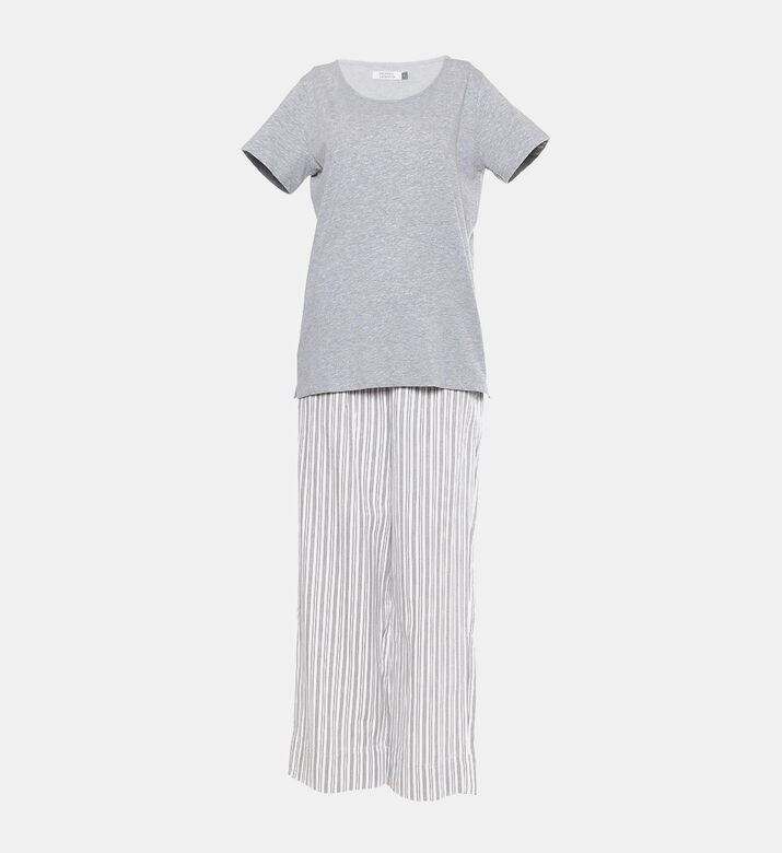 Cotton Stripped Pajama Set