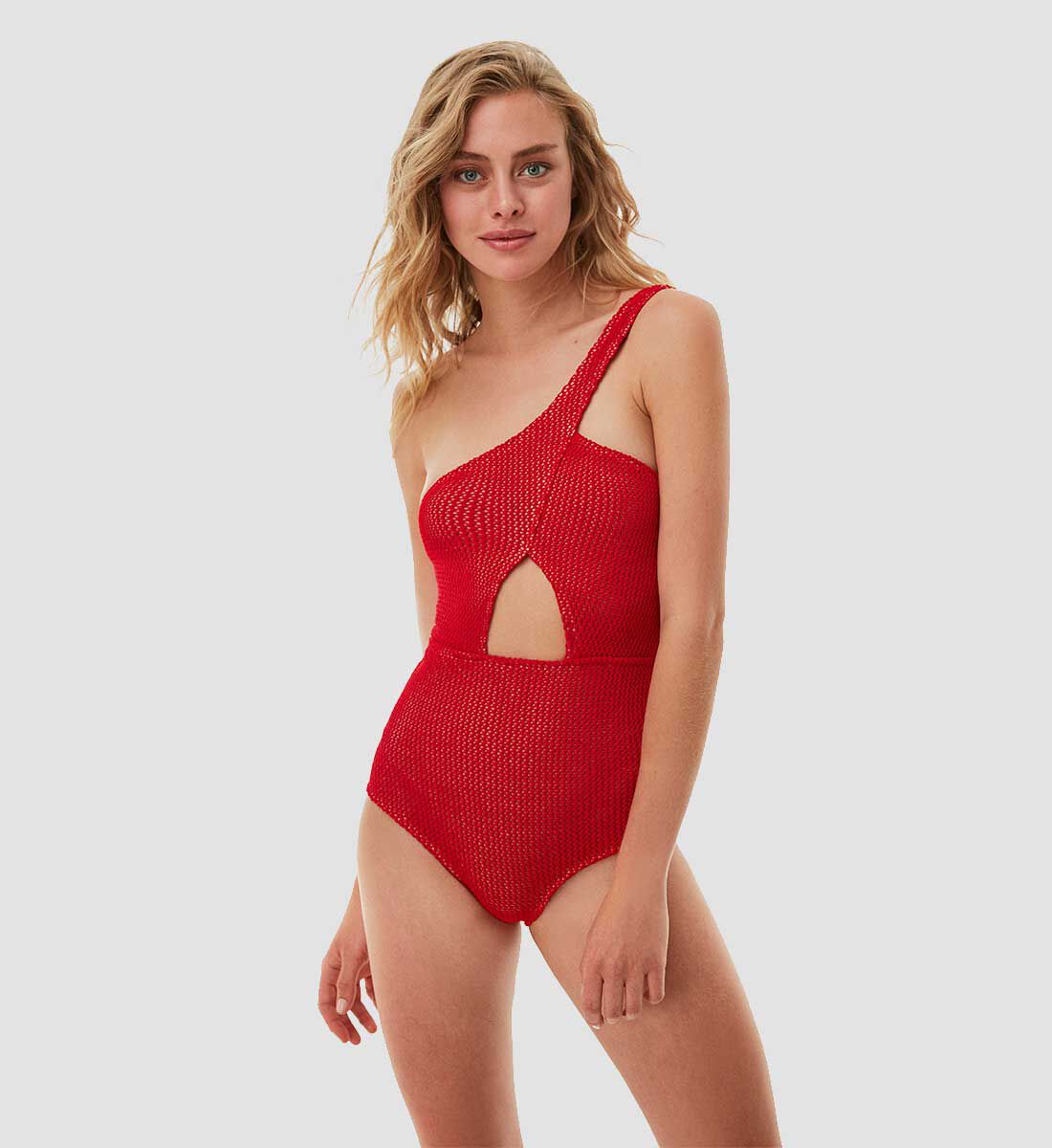 One shoulder one piece swimsuit sales