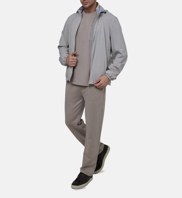 بنطال رياضي بحزام خصر مطاطي قطن