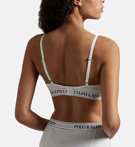 Polo by Ralph Lauren Logo-band Triangle Bralette, Model View