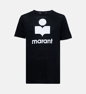 Marant Homme Karman Flocked-logo T-shirt, Black, L, Packshot View