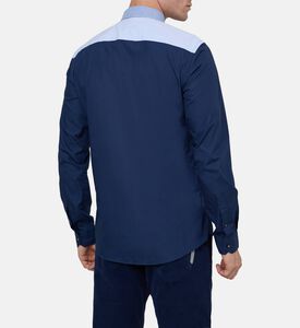 Long-sleeve Embroidered-logo Shirt