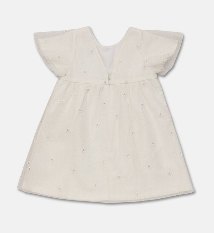 Jules & Juliette Paris Embroidered Short-sleeve Midi Dress, Packshot View