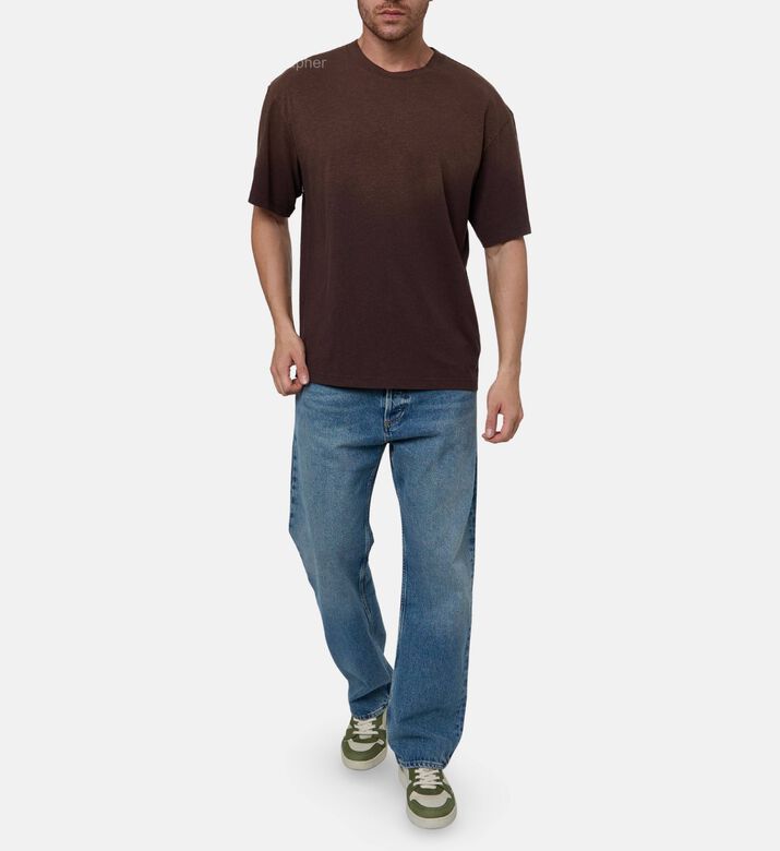 Axel Arigato Double-stitched Hem T-shirt, Model View