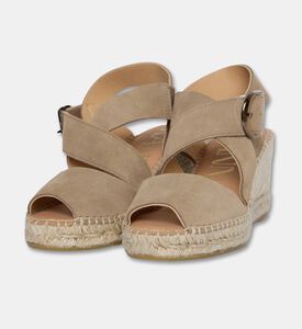 Kanna Shoes Sandal Wedge, Light-grey, Eu-41, Packshot View