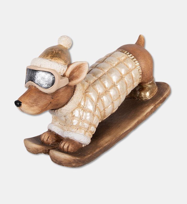 Clayre & Eef Dog Stretching Decoration, Packshot View