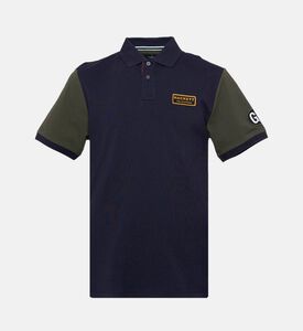 Hackett London Two-tone Design Short-sleeve Polo Shirt, Packshot View