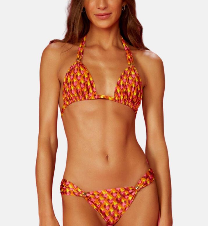 Nicola Heart Pattern Bikini Bottom
