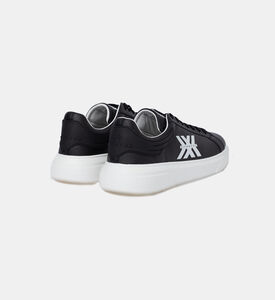 Lace-up Logo Printed Leather Sneakers Lace-up Logo Printed Leather Sneakers