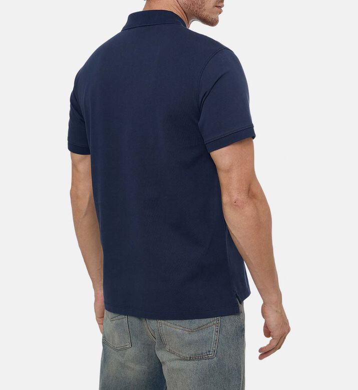 Zadig et Voltaire Button Placket Short-sleeve Polo Shirt, Model View Zadig et Voltaire Button Placket Short-sleeve Polo Shirt, Model View