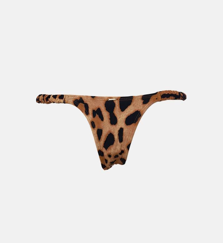Leopard-print Low-cut Bikini Bottom Leopard-print Low-cut Bikini Bottom