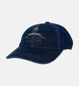 Logo-embroidery Denim Baseball Cap Logo-embroidery Denim Baseball Cap