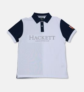 Hackett London Two-tone Logo-embroidery Polo Shirt, Packshot View