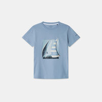 Sail Graphic Print Cotton T-shirt